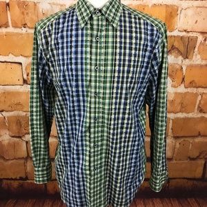 Robert Graham Colorful Flip Cuff Mens Shirt Medium